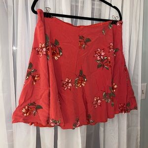 Forever 21 plus size floral skirt